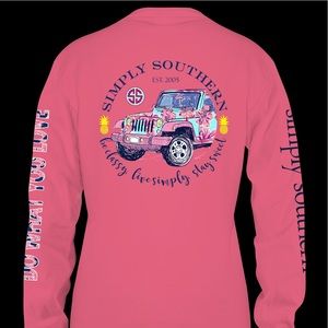 Youth Simply Southern Shirt Jeep Girls 